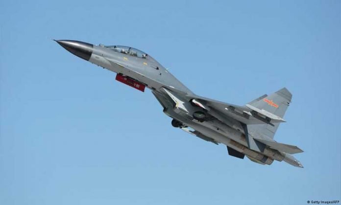 China deploys fighter jets
