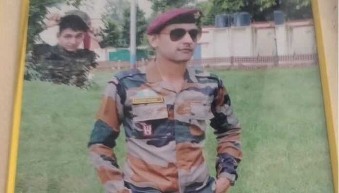 Pradeep was the only son of a foot commando who was martyred in Kulgam of Jammu and Kashmir
