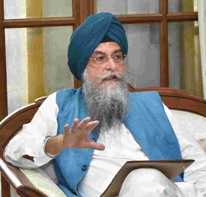 Kultar Singh Sandhawan's letter to the President regarding the Governor's notification