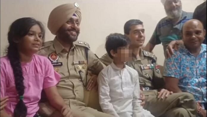 Big success of Punjab Police, kidnapped child recovered in record time