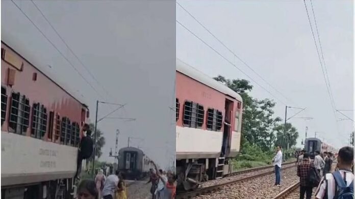 Big train accident in Buxar, train divided into 2 parts, commotion