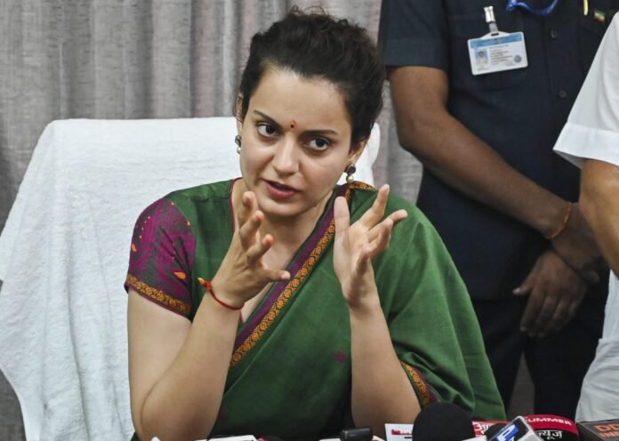 Kangana Ranaut's first statement came amid protests against 'Emergency'