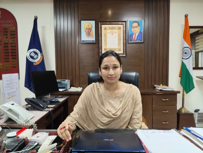 Heavy rains in the district have damaged DC Komal Mittal