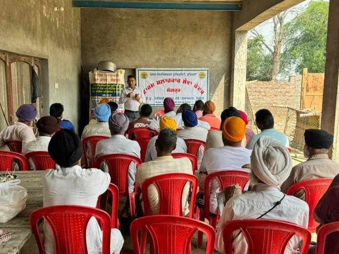 Camp on paddy straw management
