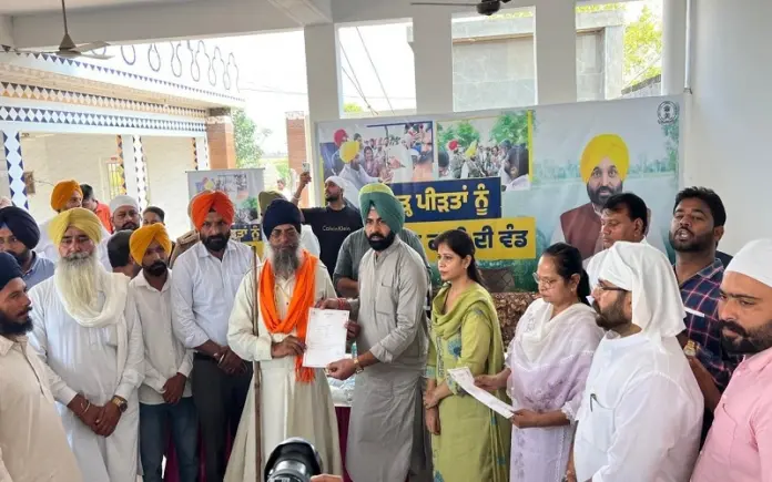 Mission Chardikala flood affected families