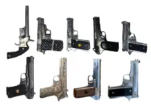 ਫਿਰੌਤੀ ਗਿਰੋਹ ਦੇ ਮੁੱਖ ਮੈਂਬਰ ਸਮੇਤ ਤਿੰਨ ਵਿਅਕਤੀ ਨੌਂ ਪਿਸਤੌਲਾਂ ਸਮੇਤ ਗ੍ਰਿਫ਼ਤਾਰ Nine Pistols