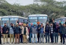 ਪਟਿਆਲਾ ਬੱਸ ਅੱਡੇ ਤੇ ਜਥੇਬੰਦੀਆਂ ਨੇ ਇਕੱਠੇ ਹੋ ਕੇ ਮੁੜ ਦਿੱਤਾ ਧਰਨਾ protest