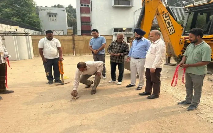 Road inaguration Road and sewerage