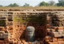 ਭਦੋਹੀ `ਚ ਖੁਦਾਈ ਦੌਰਾਨ ਇੱਟਾਂ ਦੇ ਭੱਠੇ ਵਿਚੋਂ ਮਿਲਿਆ ਪ੍ਰਾਚੀਨ ਸ਼ਿਵਲਿੰਗ Shivling