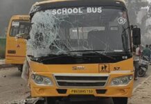 ਸੰਘਣੀ ਧੁੰਦ ਦੇ ਚਲਦਿਆਂ ਦੋ ਸਕੂਲ ਬਸਾਂ ਆਪਸ ਵਿਚ ਟਕਰਾਉਣ ਕਾਰਨ ਪੰਜ ਜ਼ਖਮੀ School Bus Accident