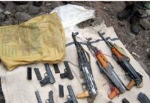 ਡੋਡਾ `ਚ ਅੱਤਵਾਦੀ ਟਿਕਾਣੇ ਤੋਂ ਹੋਇਆ ਗੋਲਾ-ਬਾਰੂਦ ਬਰਾਮਦ Ammunition recovered