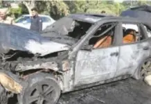 ਬੀ. ਐਮ. ਡਬਲਿਊ ਕਾਰ ਨੂੰ ਚਲਦੇ-ਚਲਦੇ ਲੱਗੀ ਅੱਗ BMW car catches