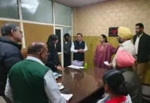 ਚੋਣ ਆਬਜ਼ਰਵਰ ਨੇ ਲਿਆ ਨਾਮਜ਼ਦਗੀ ਪ੍ਰਕ੍ਰਿਆ ਦਾ ਜਾਇਜ਼ਾ Election observer