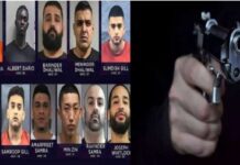 ਕੈਨੇਡਾ ਪੁਲਸ ਵਲੋਂ ਜਾਰੀ ਕੀਤੀ 11 ਗੈਂਗਸਟਰਾਂ ਦੀ ਸੂਚੀ ਵਿਚੋਂ 9 ਪੰਜਾਬੀ gangsters