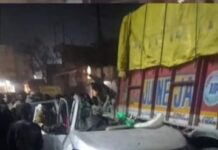 ਕਾਰ ਦੇ ਟਰੱਕ ਹੇਠਾਂ ਫਸਣ ਕਾਰਨ ਚਾਰ ਜਣਿਆਂ ਦੀ ਮੌਕੇ ਤੇ ਹੋਈ ਮੌਤ Uttrakhnad Accident