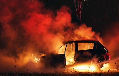 Car Burn Car burnt