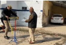 ਹਰਦੋਈ ਦੇ ਥਾਣੇ ‘ਚ ਪਤਨੀ ਦਾ ਗੋਲੀ ਮਾਰ ਕੇ ਕੀਤਾ ਕਤਲ Hardoi