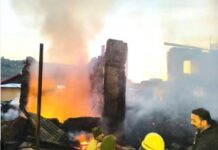 ਹਿਮਾਚਲ ਪ੍ਰਦੇਸ਼ ਦੇ ਸਿਰਮੌਰ ਜਿ਼ਲੇ ਦੇ ਨੌਹਰਾਧਰ ਖੇਤਰ ਵਿਚ ਲੱਗ ਭਿਆਨਕ ਅੱਗ Himachal Pradesh