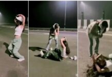 ਯੂ. ਪੀ. ਹਾਈਵੇਅ ‘ਤੇ ਮੁਟਿਆਰਾਂ ਨੇ ਨਾਗਿਨ ਡਾਂਸ ਕਰ ਕੇ ਬਣਾਈ ਰੀਲ Reel