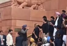 ਰਾਹੁਲ ਗਾਂਧੀ ਤੇ ਰਵਨੀਤ ਬਿੱਟੂ ਵਿਚਕਾਰ ਹੋਈ ਤਿੱਖੀ ਬਹਿਸ Sansad Bhawan