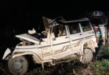 ਸੜਕ ਹਾਦਸੇ ਵਿਚ ਇੱਕੋ ਪਰਿਵਾਰ ਦੇੇ ਪੰਜ ਦੀ ਮੌਤ ਤੇ ਤਿੰਨ ਜਣੇ ਜਖਮੀ Aagra Accident