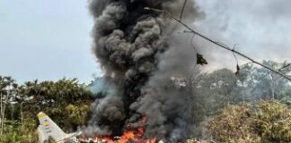 ਕੋਲੰਬੀਆ ਵਿਖੇ ਹਵਾਈ ਸੈਨਾ ਦਾ ਫੌਜੀ ਜਹਾਜ ਹੋਇਆ ਹਾਦਸਾਗ੍ਰਸਤ Air Crash