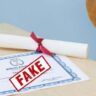 fake certificate