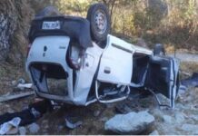 ਕਾਰ ਦੇ ਖੱਡ ਵਿਚ ਡਿੱਗਣ ਕਰਕੇ ਤਿੰਨ ਵਿਅਕਤੀਆਂ ਦੀ ਜਿ਼ੰਦਗੀ ਹੋਈ ਤਾਰ-ਤਾਰ Incident