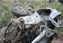 ਵਾਹਨ ਦੇ ਡੂੰਘੀ ਖੱਡ ਵਿਚ ਡਿੱਗਣ ਕਾਰਨ ਤਿੰਨ ਦੀ ਮੌਤ ਤਿੰਨ ਜਖਮੀ Incident