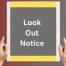 Lookout notice