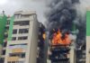 ਰਿਹਾਇਸ਼ੀ ਬਿਲਡਿੰਗ ਵਿਚ ਭਿਆਨਕ ਅੱਗ ਲੱਗਣ ਕਾਰਨ ਫੈਲੀ ਦਹਿਸ਼ਤ building Burn