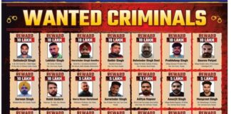 ਪੰਜਾਬ ਸਰਕਾਰ ਨੇ ਕੀਤੀ ਗੈਂਗਸਟਰਾਂ ਦੀ ਫੜੋ-ਫੜੀ ਲਈ ਸੂਚੀ ਜਾਰੀ gangsters