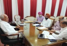 ਕੈਬਨਿਟ ਮੰਤਰੀ ਬਰਿੰਦਰ ਗੋਇਲ ਨੇ ਕੀਤੀ ਵੱਖ-ਵੱਖ ਵਿਭਾਗਾਂ ਦੀ ਮੀਟਿੰਗ Meeting