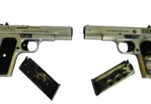 ਪੁਲਸ ਸਟੇਸ਼ਨ ਤੇ ਗ੍ਰੇਨੇਡ ਹਮਲੇ ਵਿਚ ਦੋ ਪਿਸਤੌਲਾਂ ਸਮੇਤ ਛੇ ਵਿਅਕਤੀ ਗ੍ਰਿਫਤਾਰ Pistols