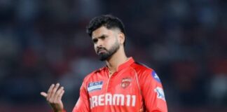 ਬੀ. ਸੀ. ਸੀ. ਆਈ. ਨੇ ਸ਼੍ਰੇਅਸ ਅਈਅਰ ਨੂੰ ਲਗਾਇਆ 24 ਲੱਖ ਦਾ ਜੁਰਮਾਨਾ Shreyas Iyer