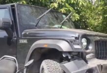 ਸੰਗਰੂਰ ਵਿਚ ਥਾਰ ਨੇ ਮਾਰੀ ਕਾਰ ਨੂੰ ਜ਼ਬਰਦਸਤ ਟੱਕਰ Thar Car