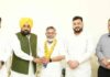 ਮੁੱਖ ਮੰਤਰੀ ਨੇ ਕਰਵਾਈ ਭਾਜਪਾ ਆਗੂ ਦੀ ਆਪ ਵਿਚ ਸ਼ਮੂਲੀਅਤ Anil