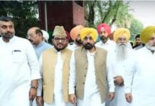 ਰਾਸ਼ਟਰਪਤੀ ਨੂੰ ਮਿਲਣ ਲਈ ਮੁੱਖ ਮੰਤਰੀ ਵਿਧਾਇਕਾਂ ਨਾਲ ਹੋਏ ਦਿੱਲੀ ਲਈ ਰਵਾਨਾ CM