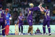 ਕੋਲਕਾਤਾ ਨਾਈਟ ਰਾਈਡਰਜ਼ ਨੇ ਕੀਤੀ ਚੌਥੀ ਜਿੱਤ ਹਾਸਲ Kolkata Knight Riders