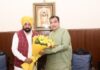 ਕੇਂਦਰ ਨੇ ਦਿੱਤਾ ਹੈ ਲਟਕ ਰਹੇ ਪ੍ਰਾਜੈਕਟਾਂ ਨੂੰ ਪੂਰਾ ਕਰਨ ਦਾ ਭਰੋਸਾ : ਮੁੱਖ ਮੰਤਰੀ Meeting