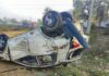 ਕਾਰ ਉਲਟ ਜਾਣ ਨਾਲ ਹੋਈ ਛੇ ਦੀ ਮੌਤ ਚਾਰ ਗੰਭੀਰ ਜਖਮੀ Road Accident