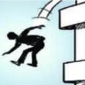student jumps