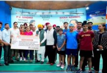 ਮੁੱਖ ਮੰਤਰੀ ਨੇ ਕੀਤਾ ਇਨਡੋਰ ਬੈਡਮਿੰਟਨ ਹਾਲ ਦੇ ਨਿਰਮਾਣ ਲਈ ਗ੍ਰਾਂਟ ਦਾ ਐਲਾਨ Chief Minister