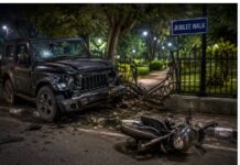 ਤੇਜ ਰਫ਼ਤਾਰ ਥਾਰ ਦੀ ਟੱਕਰ ਨਾਲ ਇਕ ਦੀ ਮੌਤ ਇਕ ਜਖਮੀ Mohali Accident