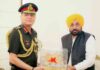 ਮੁੱਖ ਮੰਤਰੀ ਪੰਜਾਬ ਨੇ ਕੀਤੀ ਭਾਰਤੀ ਫੌਜ ਦੇ ਮੁਖੀ ਨਾਲ ਮੀਟਿੰਗ Meeting