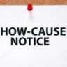 show cause notice