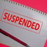suspended