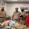 Injured constable