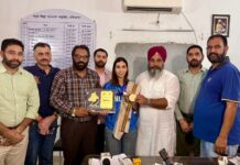 ਵਿਧਾਇਕ ਤੇ ਖੇਡ ਵਿਭਾਗ ਵੱਲੋਂ ਕਾਂਸੀ ਦੇ ਤਗ਼ਮੇ ਜਿੱਤਣ ਵਾਲੀ ਸ਼ੂਟਰ ਦਾ ਸਨਮਾਨ Sanmann